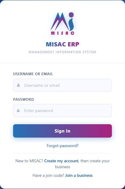 The sign-in card with the Create my account link
