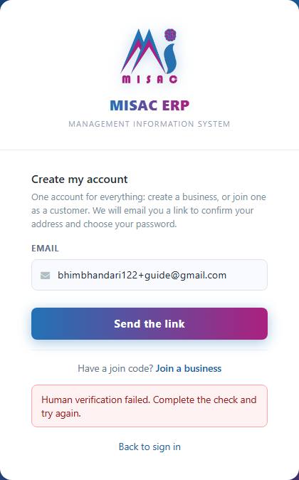 The message under Send the link